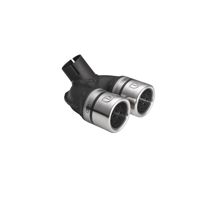 Terminale di scarico SMART ForTwo II (Cod. U-smart_ii_2x6_70mm_11790)