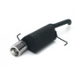 Scarico sportivo Alfa Romeo 147 (2000-2009) - rotondo Ø100 (Cod. U-100-101/17-1)