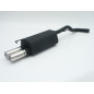 Scarico sportivo Audi A3 typ 8L (1996-2003) - ovale 95×65 (Cod. U-101-201)