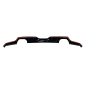 Diffusore Posteriori Toyota Yaris 2021 Look GR 2 Uscite doppio (Cod. E-TCT0072)