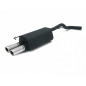 Scarico sportivo Audi A3 typ 8L (1996-2003) - rotondo Ø90 (Cod. U-101-201/90rs)