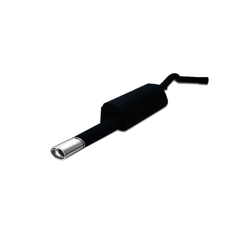 Scarico sportivo Audi A4 typ B5 (1994-2001) - ovale 95×65 (Cod. U-101-102/10)