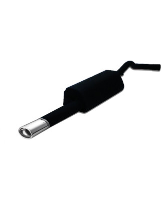 Scarico sportivo Audi A4 typ B5 (1994-2001) - ovale 95×65 (Cod. U-101-102/10)
