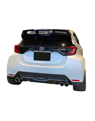 Diffusore Posteriori Toyota Yaris 2021 Look GR 2 Uscite doppio (Cod. E-TCT0072)