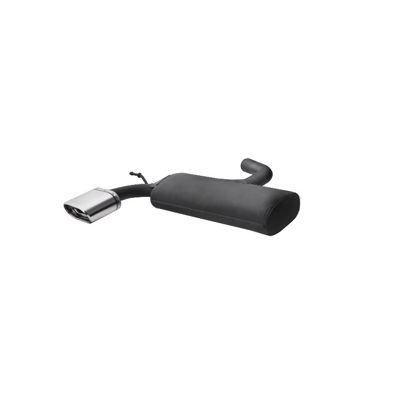 Scarico sportivo Audi A3 typ 8P HATCHBACK 3D (2003-2012) - ovale 145×75 (Cod. U-101-103/21-1)