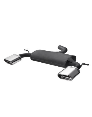 Scarico sportivo Audi A3 typ 8P HATCHBACK 3D (2003-2012) - ovale 145×75 (Cod. U-101-303/21-1)