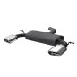 Scarico sportivo Audi A3 typ 8P HATCHBACK 3D (2003-2012) - ovale 145×75 (Cod. U-101-303/21-1)