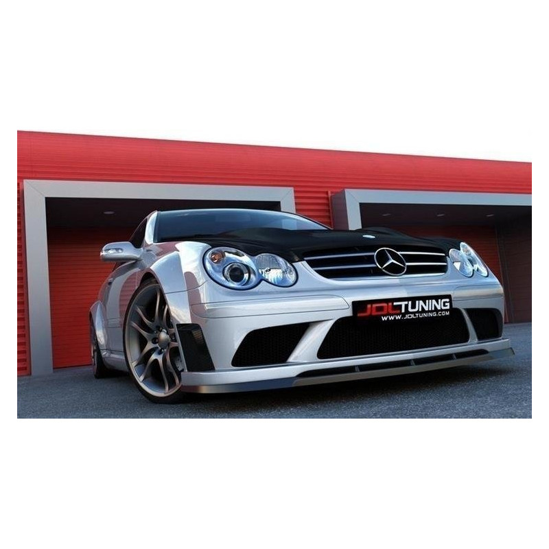 BODYKIT + COFANO MERCEDES CLK W209 BLACK SERIES LOOK (Cod. M-ME-CLK-209-BLACK-BK2FP)