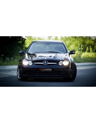BODYKIT + COFANO MERCEDES CLK W209 BLACK SERIES LOOK (Cod. M-ME-CLK-209-BLACK-BK2FP)