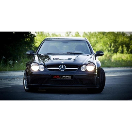 BODYKIT + COFANO MERCEDES CLK W209 BLACK SERIES LOOK (Cod. M-ME-CLK-209-BLACK-BK2FP)