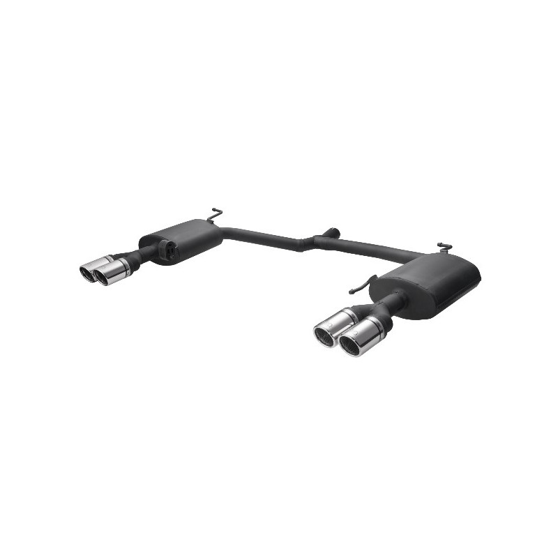 Scarico sportivo Audi A4 typ B8 /8K (2011-2015) - rotondo Ø70 (Cod. U-101-406/70rs)