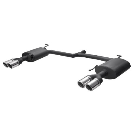 Scarico sportivo Audi A4 typ B8 /8K (2011-2015) - rotondo Ø70 (Cod. U-101-406/70rs)