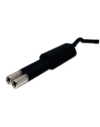 Scarico sportivo Audi A4 typ B5 (1994-2001) - rotondo Ø100 (Cod. U-101-202/17-1)