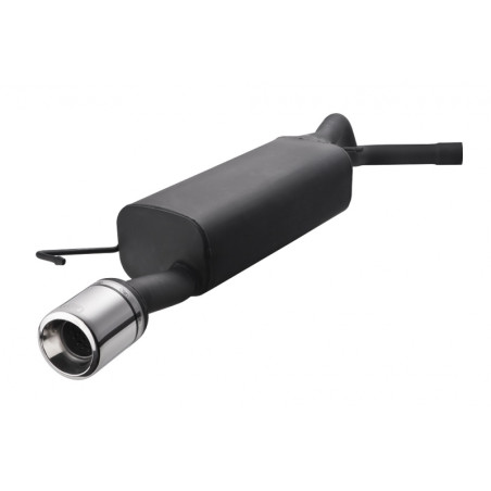 Scarico sportivo Audi TT typ 8N (1998-2006) - rotondo Ø100 (Cod. U-101-107/17-1)