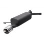 Scarico sportivo Audi TT typ 8N (1998-2006) - rotondo Ø100 (Cod. U-101-107/17-1)