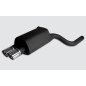 Scarico sportivo Bmw E39 (1997-2003) - rotondo Ø80 (Cod. U-102-202)
