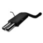 Scarico sportivo Bmw E46 6 cyl tubo singolo ingresso (1998-2005) - rotondo Ø70 (Cod. U-102-214/70rs Scarico sportivo Bmw E46 6 cyl tubo singolo ingresso (1998-2005) - rotondo Ø70 (Cod. U-102-214/70rs