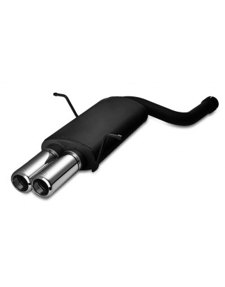 Scarico sportivo Bmw E46 6 cyl tubo singolo ingresso (1998-2005) - rotondo Ø80 (Cod. U-102-214/07-2