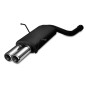 Scarico sportivo Bmw E46 6 cyl tubo singolo ingresso (1998-2005) - rotondo Ø80 (Cod. U-102-214/07-2 Scarico sportivo Bmw E46 6 cyl tubo singolo ingresso (1998-2005) - rotondo Ø80 (Cod. U-102-214/07-2