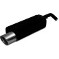 Scarico sportivo Citroen C2 VTS, C2 VTR (2004-2009) - rotondo Ø90 (Cod. U-104-107/90rs)