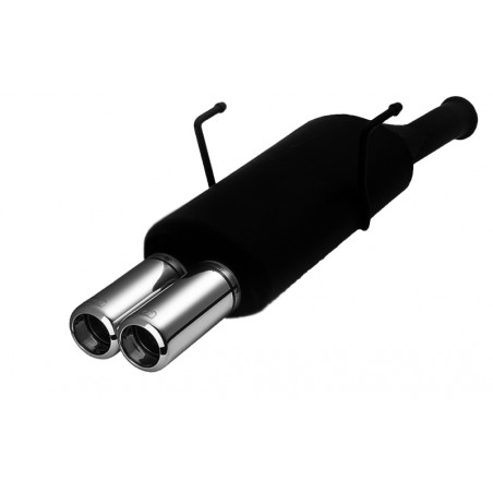 Scarico sportivo Citroen Saxo (1996-2003) - rotondo Ø80 (Cod. U-GJIK104-201/07-2)