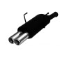 Scarico sportivo Citroen Saxo (1996-2003) - rotondo Ø80 (Cod. U-GJIK104-201/07-2)