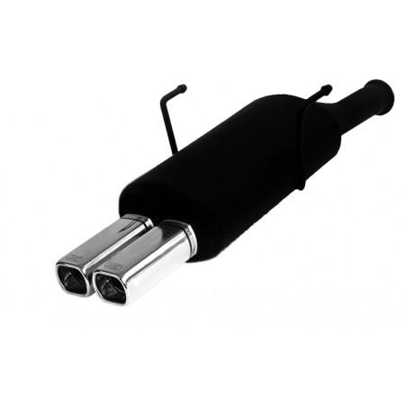 Scarico sportivo Citroen Saxo (1996-2003) - rettangolare 80×65 (Cod. U-104-201/12-1)