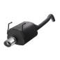 Scarico sportivo Fiat 500 (2007-2015) - ovale 120×80 (Cod. U-107-114/26)