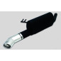 Scarico sportivo Fiat Punto I (1993-1998) - rotondo Ø80 (Cod. U-107-104)