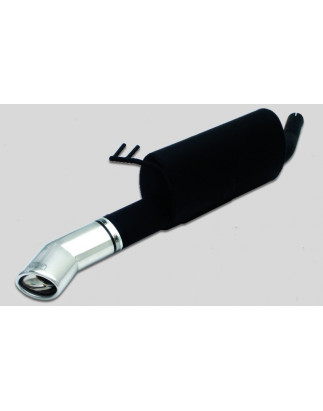 Scarico sportivo Fiat Punto I (1993-1998) - rotondo Ø80 (Cod. U-107-104)