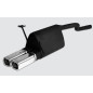 Scarico sportivo Fiat Punto II (1999-2005) - rotondo Ø80 (Cod. U-107-205)
