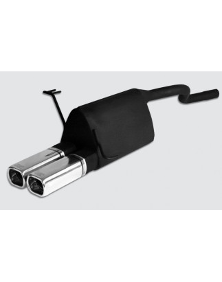 Scarico sportivo Fiat Punto II (1999-2005) - rotondo Ø80 (Cod. U-107-205)