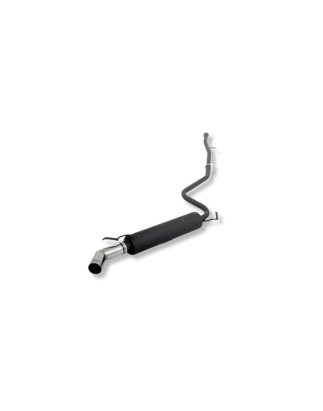 Scarico sportivo Fiat Seicento (1998-2010) - rotondo Ø60 (Cod. U-107-106-R)
