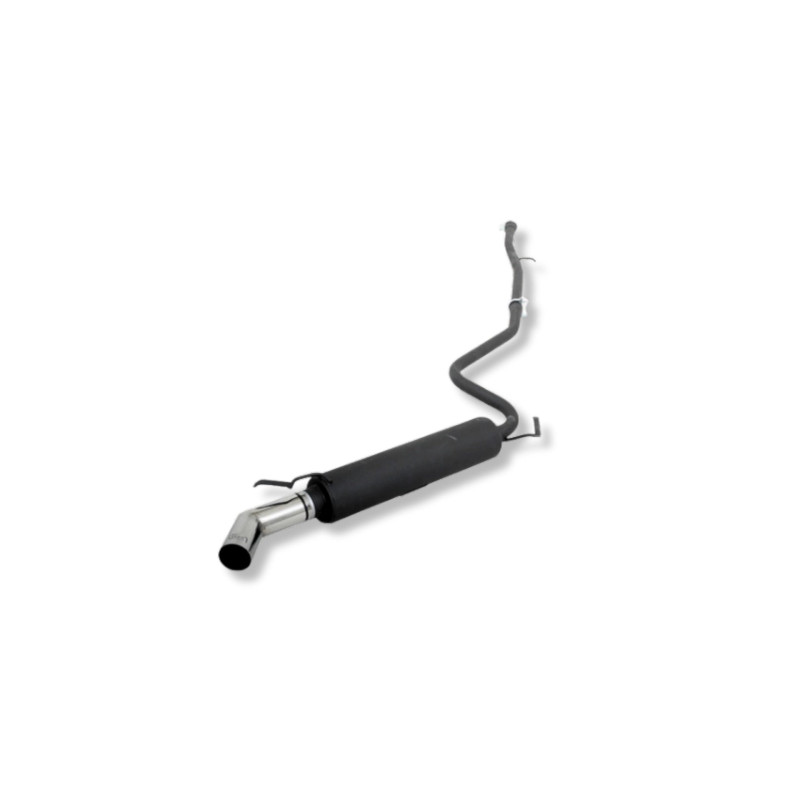 Scarico sportivo Fiat Seicento (1998-2010) - rotondo Ø60 (Cod. U-107-106-R)