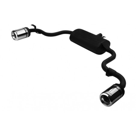 Scarico sportivo Fiat Seicento (1998-2010) - rotondo Ø80 (Cod. U-107-306/07-2)