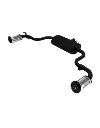 Scarico sportivo Fiat Seicento (1998-2010) - rotondo Ø80 (Cod. U-107-306-13dtm)
