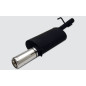 Scarico sportivo Ford Fiesta (1996-2002) - ovale 95×65 (Cod. U-108-104)