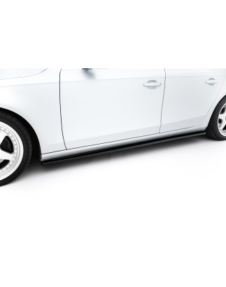 Diffusori minigonne V.1 Audi S4 / A4 / A4 S-Line berlina / Avant B8 / B8 Facelift (Cod. M-AU-A4-B8-S