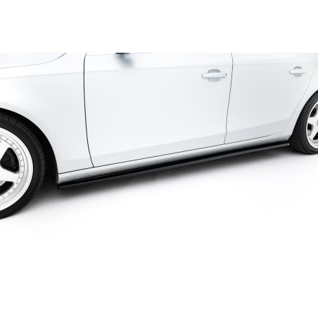 Diffusori minigonne V.1 Audi S4 / A4 / A4 S-Line berlina / Avant B8 / B8 Facelift (Cod. M-AU-A4-B8-S