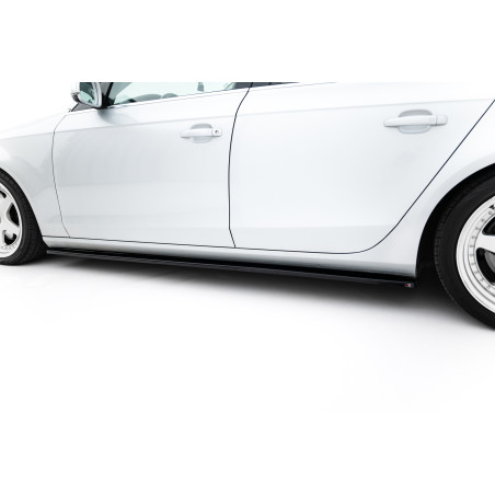 Diffusori minigonne V.1 Audi S4 / A4 / A4 S-Line berlina / Avant B8 / B8 Facelift (Cod. M-AU-A4-B8-S