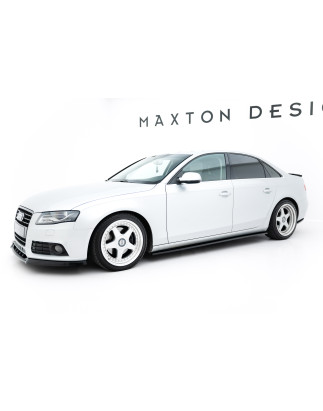 Diffusori minigonne V.1 Audi S4 / A4 / A4 S-Line berlina / Avant B8 / B8 Facelift (Cod. M-AU-A4-B8-S