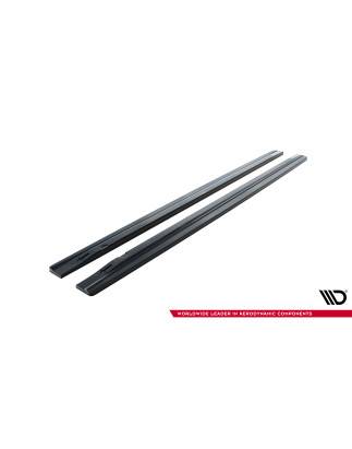 Diffusori minigonne V.1 Audi S4 / A4 / A4 S-Line berlina / Avant B8 / B8 Facelift (Cod. M-AU-A4-B8-S
