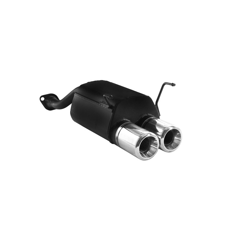 Scarico sportivo Honda Civic VII HATCHBACK (2002-2006) - rotondo Ø100 (Cod. U-110-207/17-1)