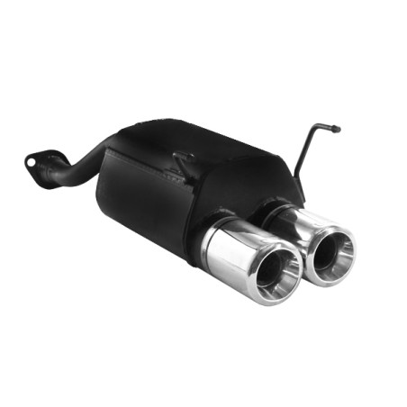 Scarico sportivo Honda Civic VII HATCHBACK (2002-2006) - rotondo Ø100 (Cod. U-110-207/17-1)
