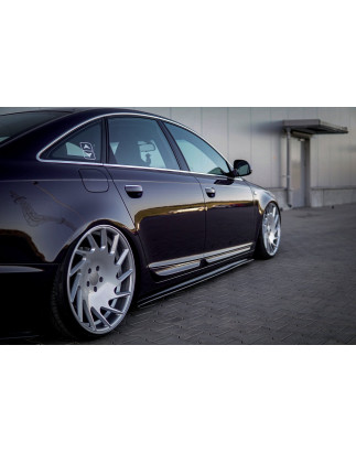 Diffusori minigonne Audi A6 S-Line C6 / C6 Facelift (Cod. M-AU-A6-C6-SLINE-SD1G)
