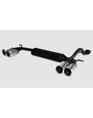 Scarico sportivo Honda CRX (1987-1992) - ovale 95×65 (Cod. U-W2MS110-404)