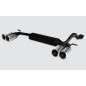 Scarico sportivo Honda CRX (1987-1992) - ovale 95×65 (Cod. U-W2MS110-404)
