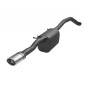 Scarico sportivo Mercedes A-Classe (2005-2015) - rotondo Ø80 (Cod. U-117-101_10)