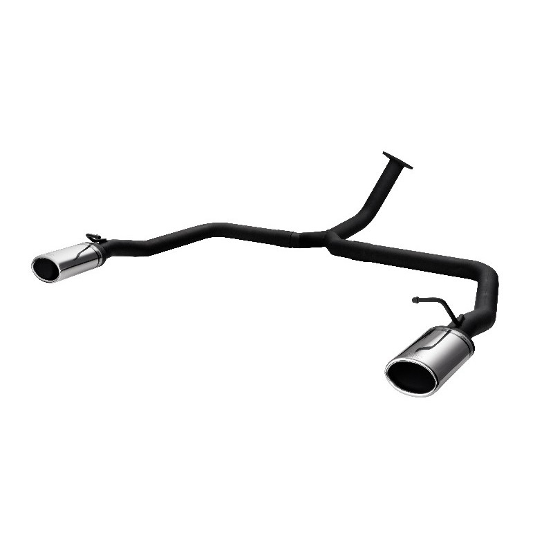 Scarico sportivo Mitsubishi Pajero V80 (2007-2012) - ovale 120×80 (Cod. U-118_pajero)
