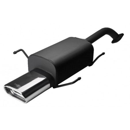 Scarico sportivo Nissan 100NX (1990-1996) - rotondo Ø80 (Cod. U-119-107)